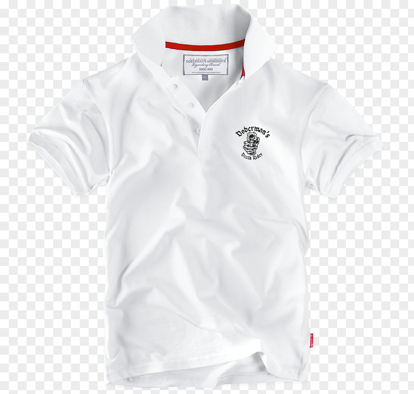 Skull Rider T-shirt Dobermann White Polo Shirt Sleeve PNG