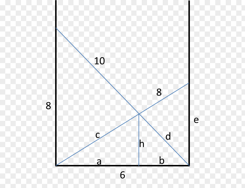 Triangle Intercept Theorem Mathematics Wall Ladder PNG