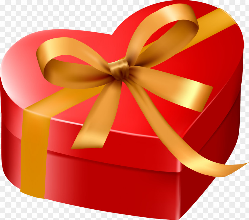 Gift Valentine's Day Red Box PNG