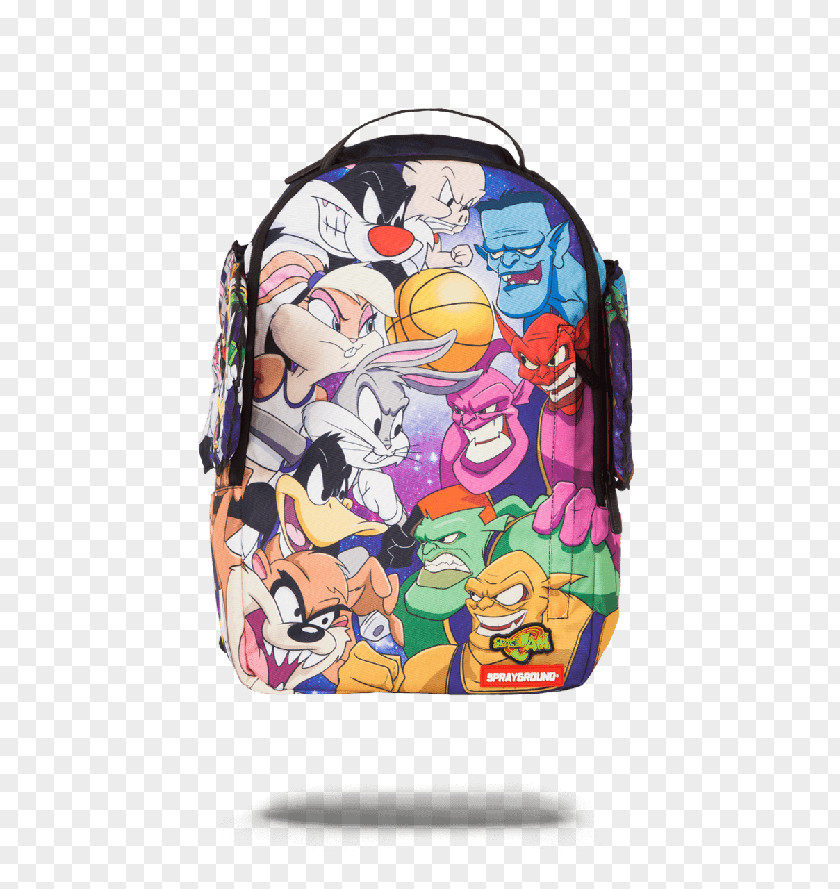 Sheng Carrying Memories Sprayground Marvel Civil War Backpack Baggage Tasmanian Devil PNG