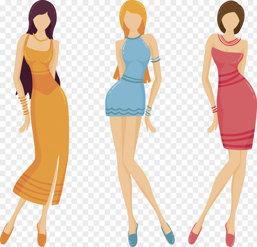 Vector Clothing Female Models Model Download PNG