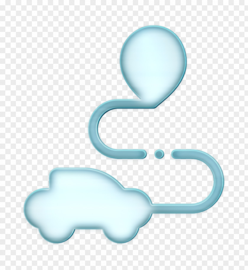 Car Icon Route Location PNG