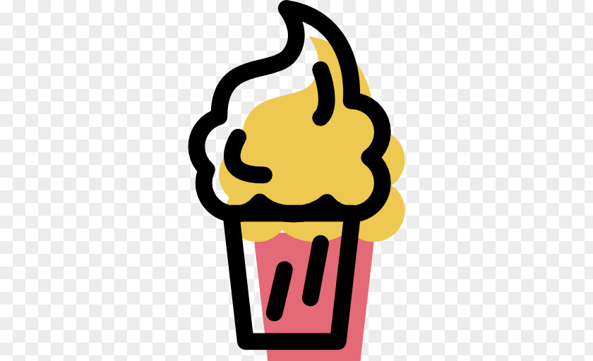 Cartoon Ice Cream Cone Dessert Wine Icon PNG