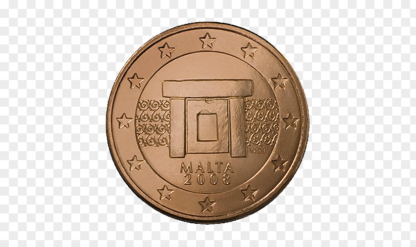 Euro Coin 5 Cent Maltese Coins 1 PNG