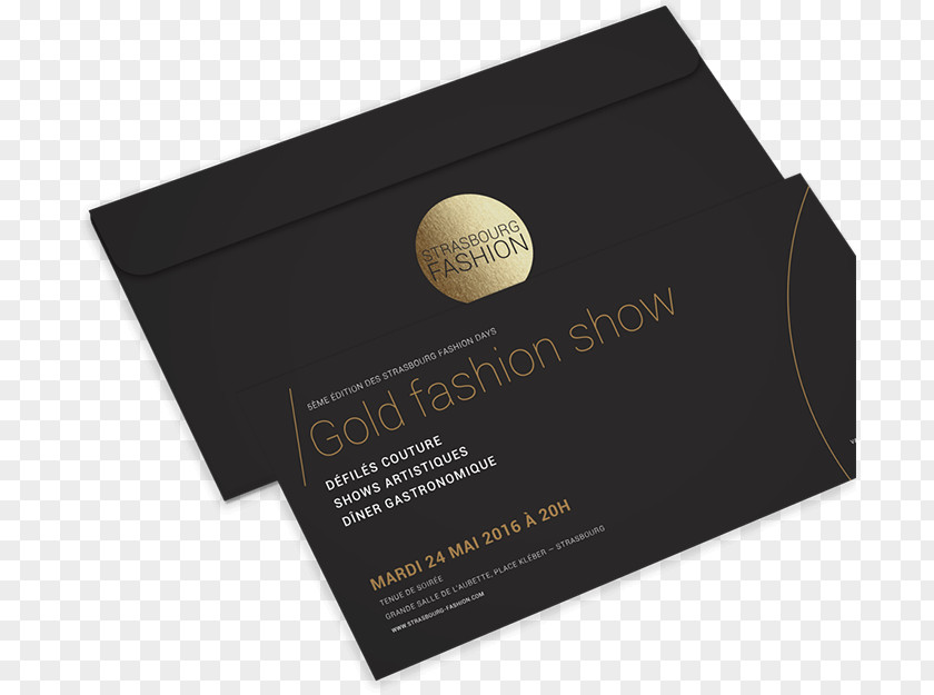 Fashion Runway Week Show Strasbourg Business Cards PNG