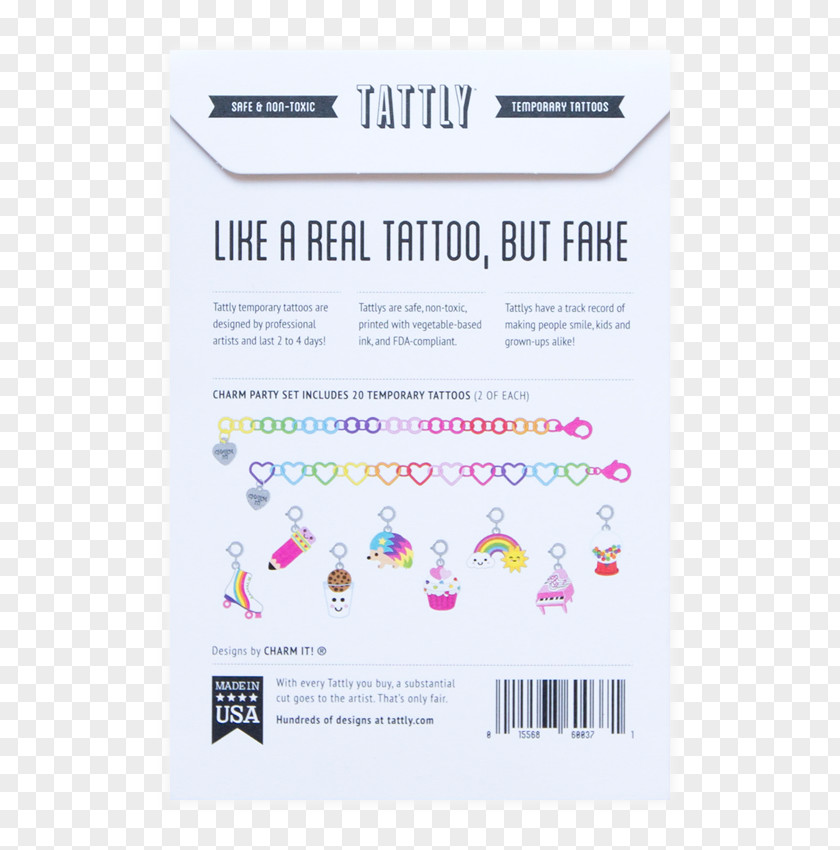 Flash Tattly Paper Abziehtattoo PNG