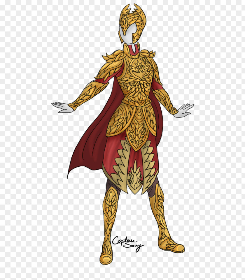 Golden Wings Costume Design Mythology Legendary Creature PNG