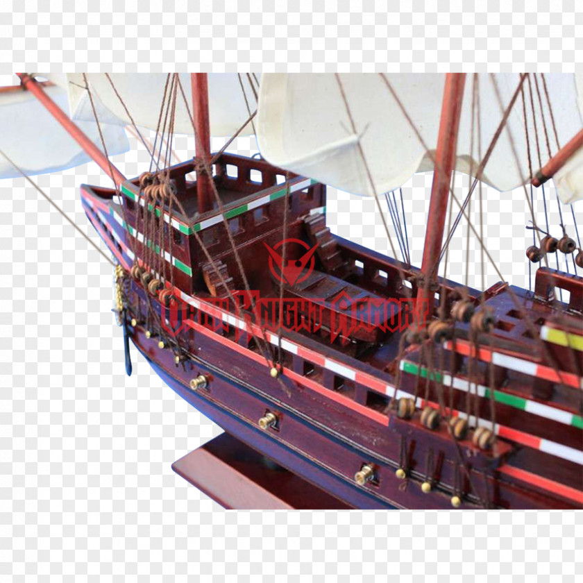 Ship Replica Galleon Model Mayflower Sailing PNG