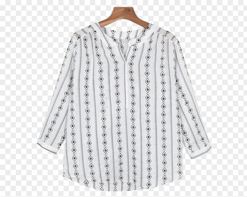 T-shirt Blouse Long-sleeved Collar PNG