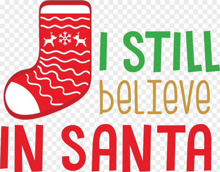 Believe In Santa Christmas PNG