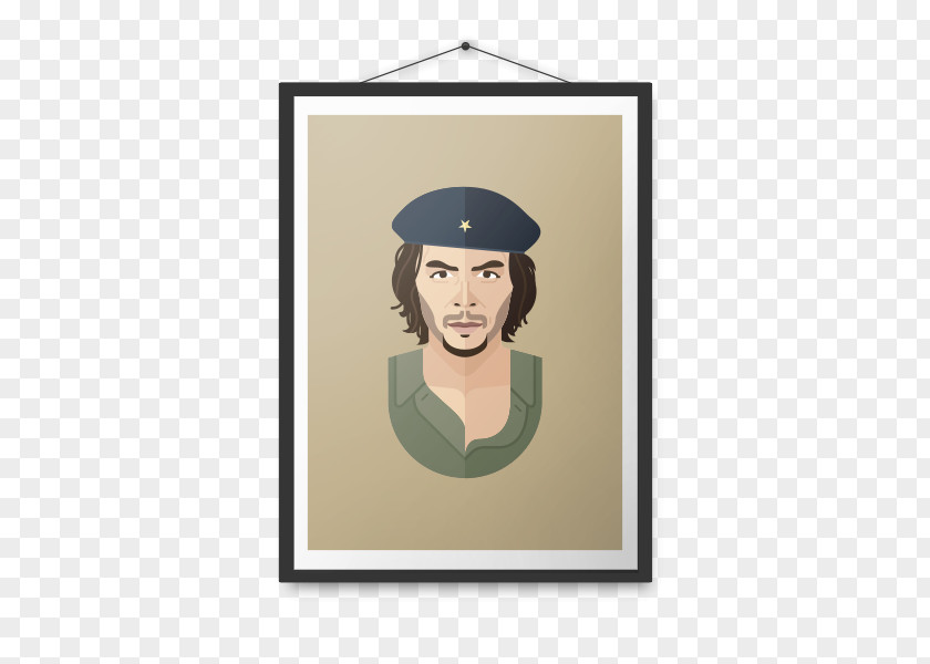 Che Guevara In Fashion Poster PNG