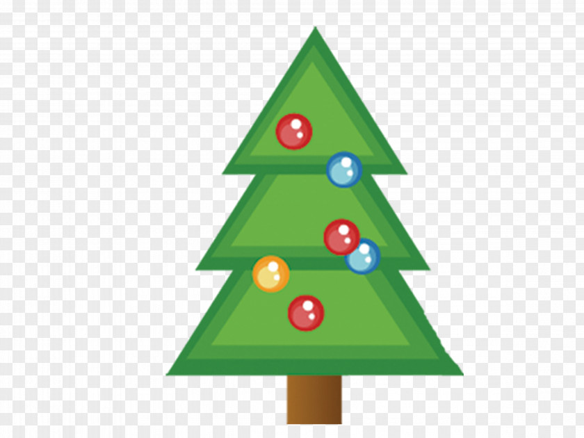Christmas Tree HD Free Matting Material PNG