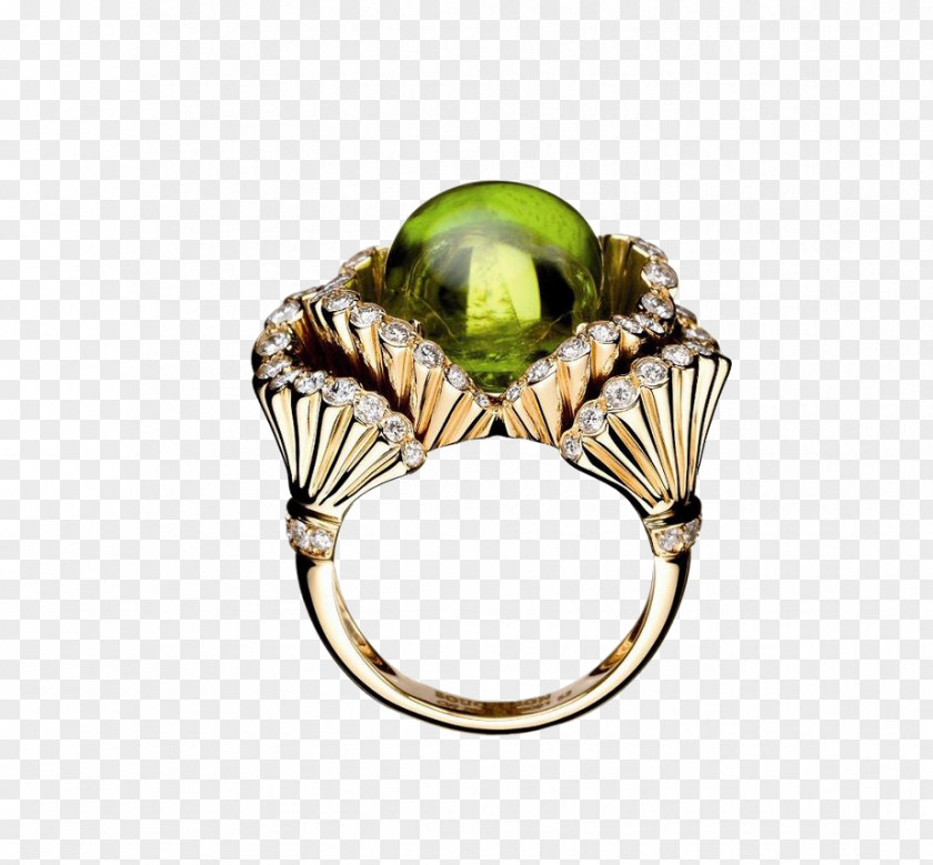 Emerald Ring Boucheron Gemstone Jewellery Diamond PNG
