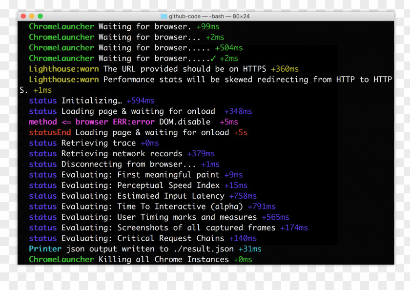 Google Computer Program Chrome Lighthouse Command-line Interface PNG