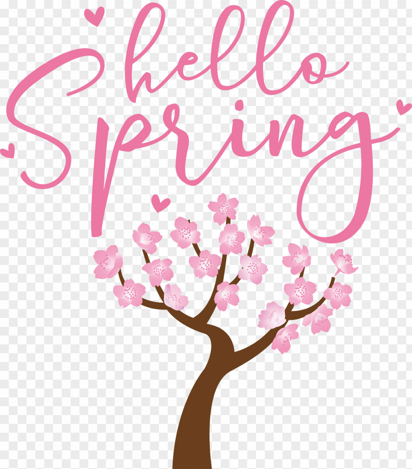 Hello Spring PNG