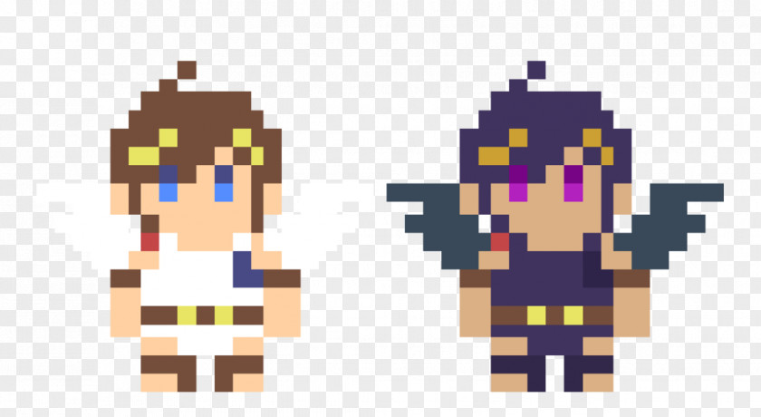 Lions Club Super Mario Maker Kid Icarus Pit Pixel Art PNG