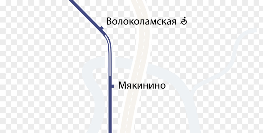 Moscow Metro Line Angle PNG