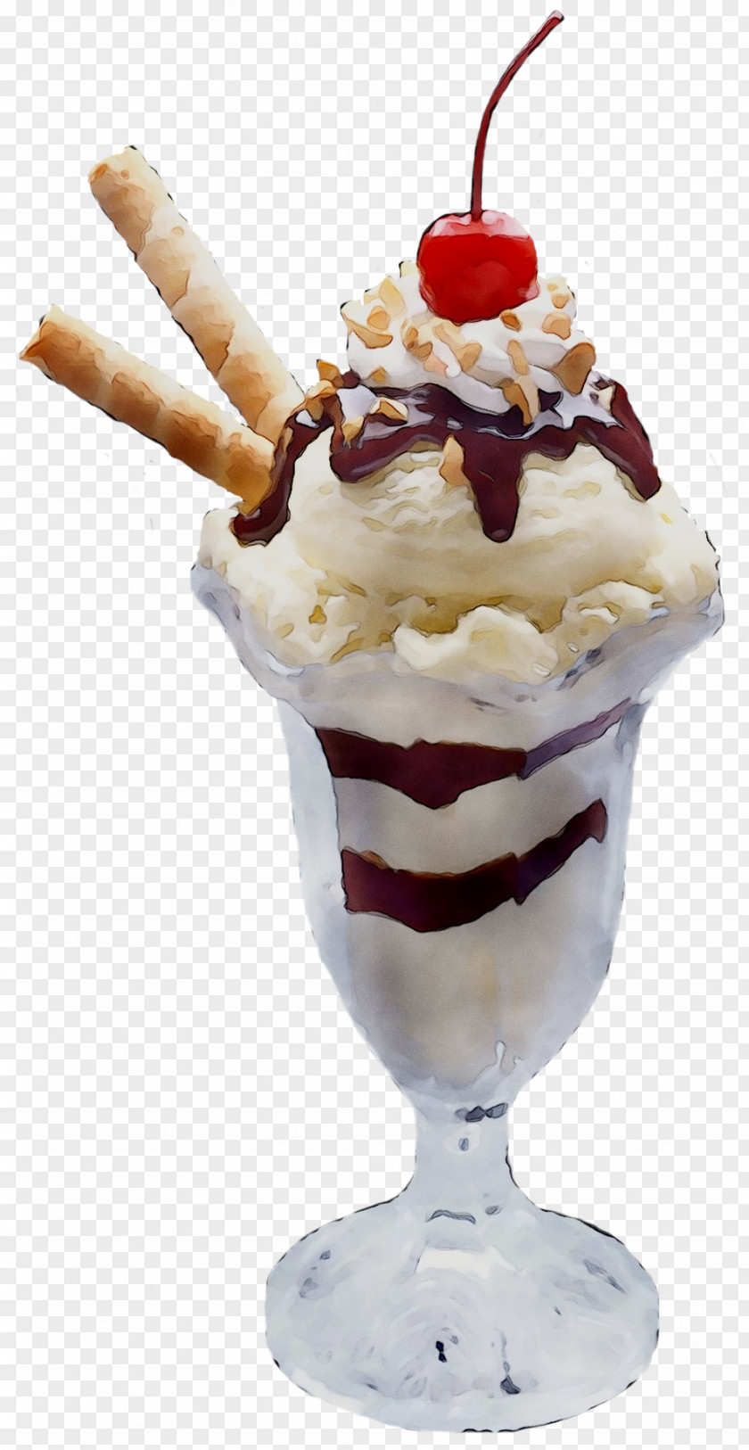 Sundae Gelato Ice Cream Knickerbocker Glory Dame Blanche PNG