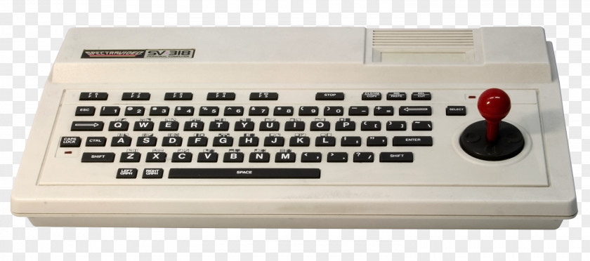 Typewriter Joystick Spectravideo Computer Keyboard SV-318 MSX PNG