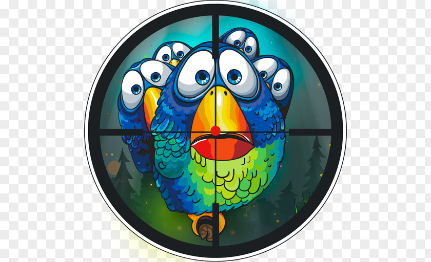 Window Glass Cobalt Blue Macaw PNG