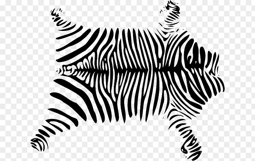 Zebra Hide Animal Print Skin Clip Art PNG