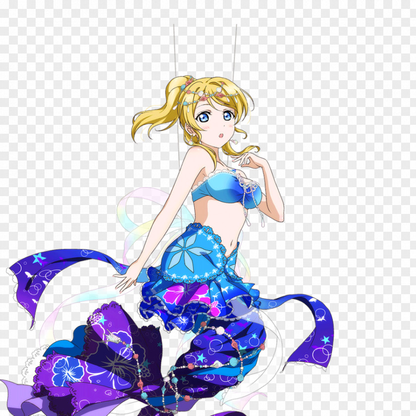 Eli Ayase Love Live! School Idol Festival Rin Hoshizora Nico Yazawa Nozomi Tojo PNG Tojo, Mermaid clipart PNG