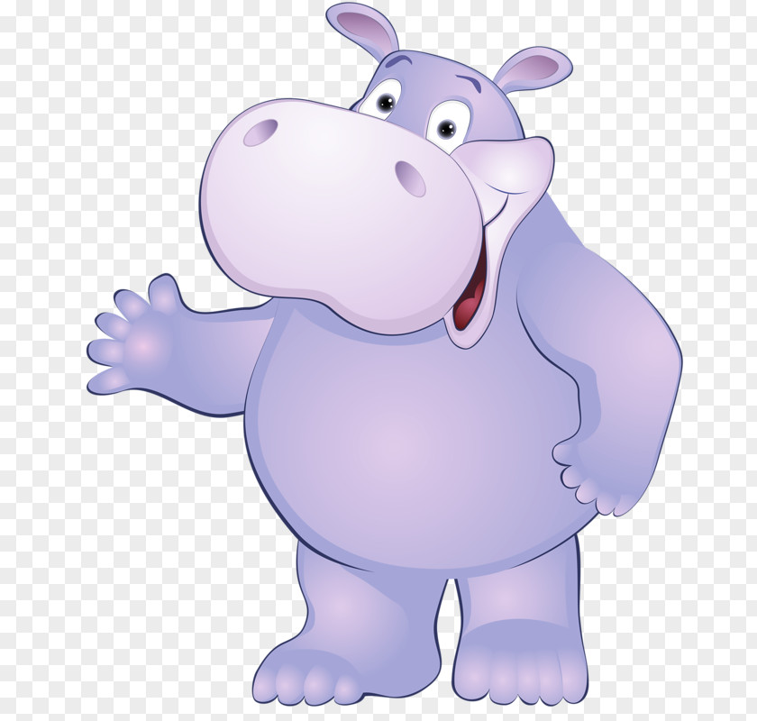 Happy Hippo Hippopotamus Kinder Clip Art PNG