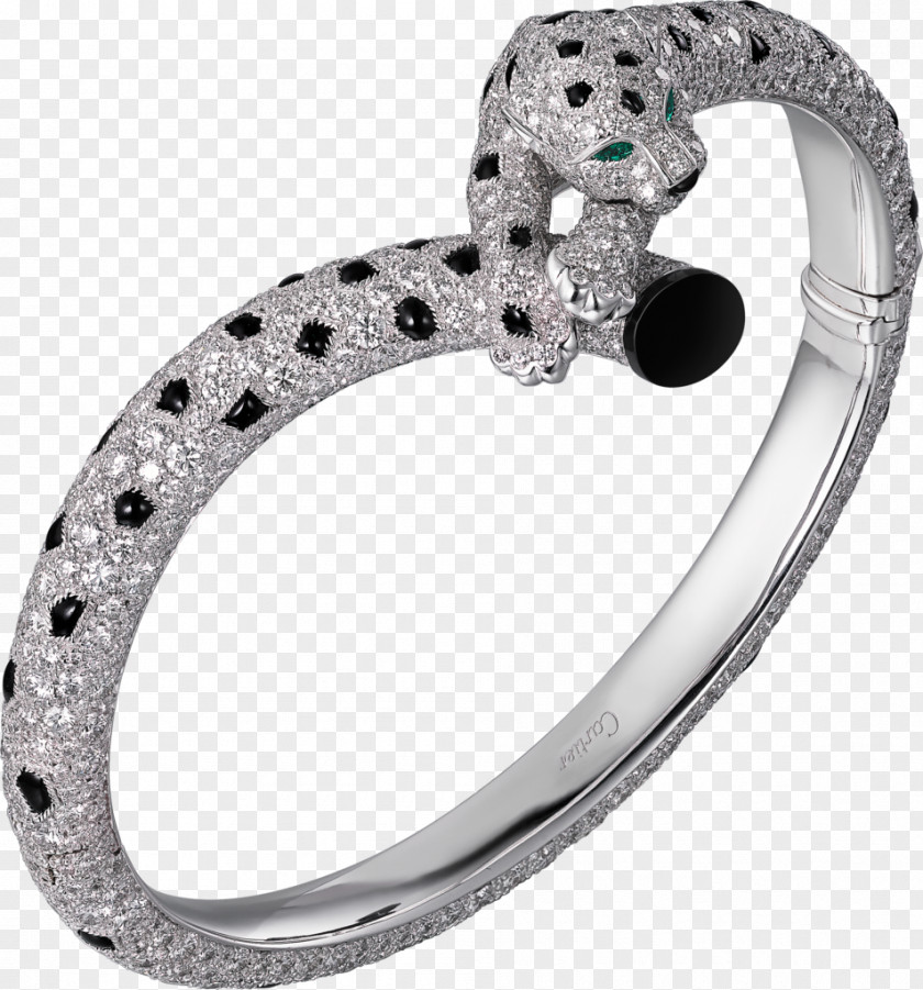 Leopard Bangle Ring Cartier Bracelet PNG