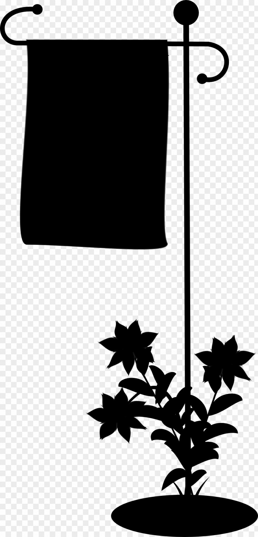 M Light Fixture Leaf Clip Art Black & White PNG