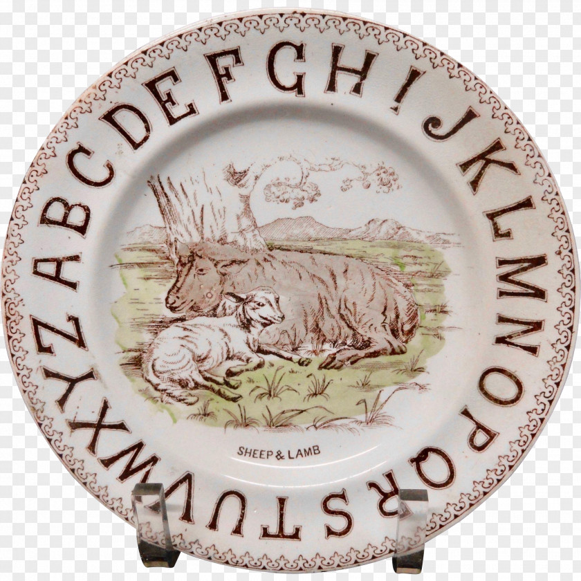 Pottery Sheep Meekness Piety Modesty Ruby Lane PNG