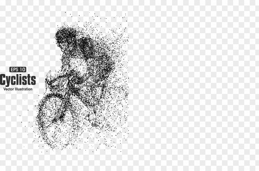 Rider Cycling Euclidean Vector Illustration PNG