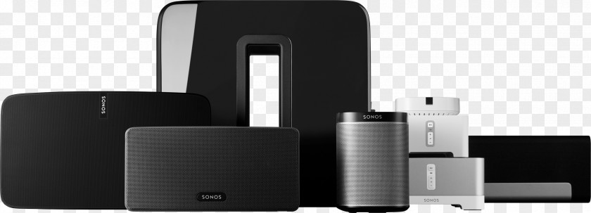 Sonos Loudspeaker Audio Multiroom Sound PNG