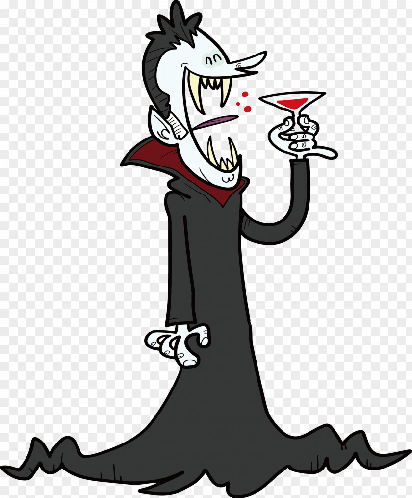 The Crazy Laughing Vampire Clip Art PNG