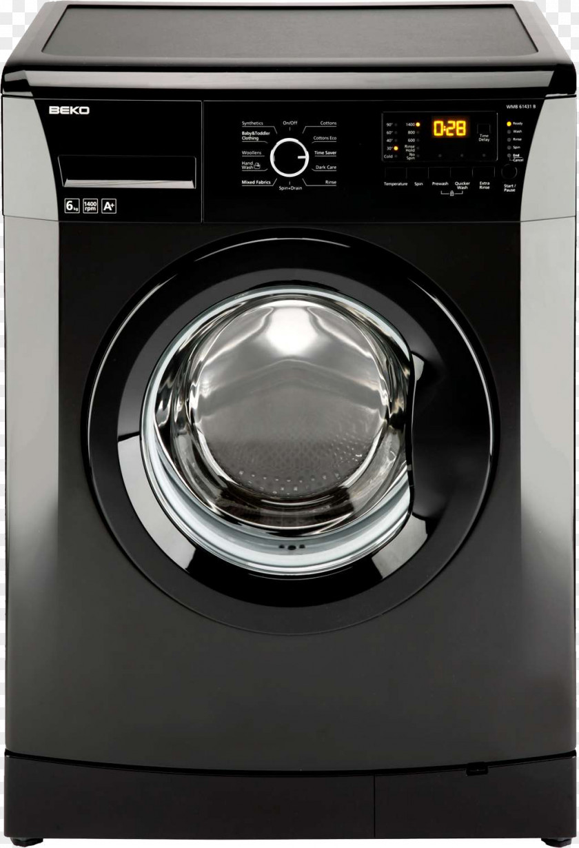 Washing Machine Beko Home Appliance Clothes Dryer Kitchen Stove PNG