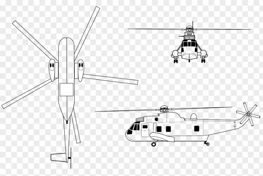 Helicopter Sikorsky SH-3 Sea King S-61 CH-124 Westland PNG