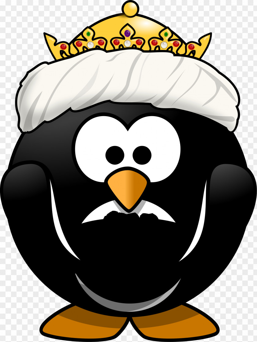 Oriental King Penguin Cartoon Clip Art PNG