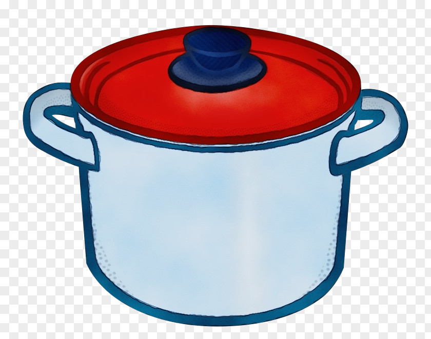 Tableware Dutch Oven Watercolor Drawing PNG