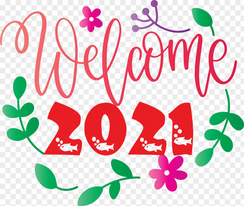 Welcome 2021 Year New PNG