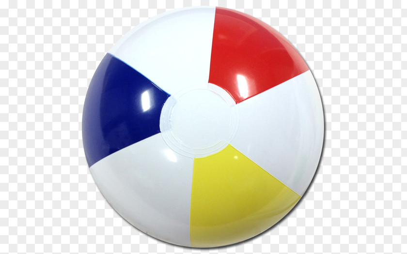Beach Ball Red Yellow Sphere PNG
