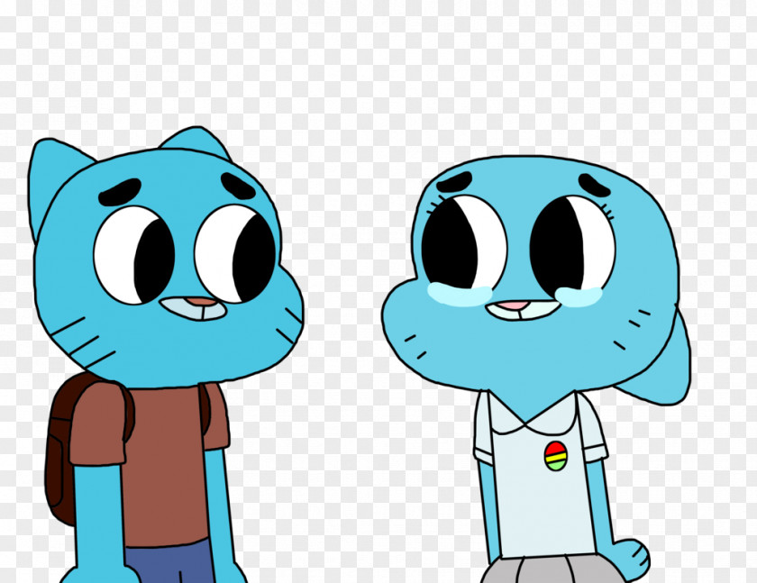 Gumball Watterson Nicole Darwin The Job PNG