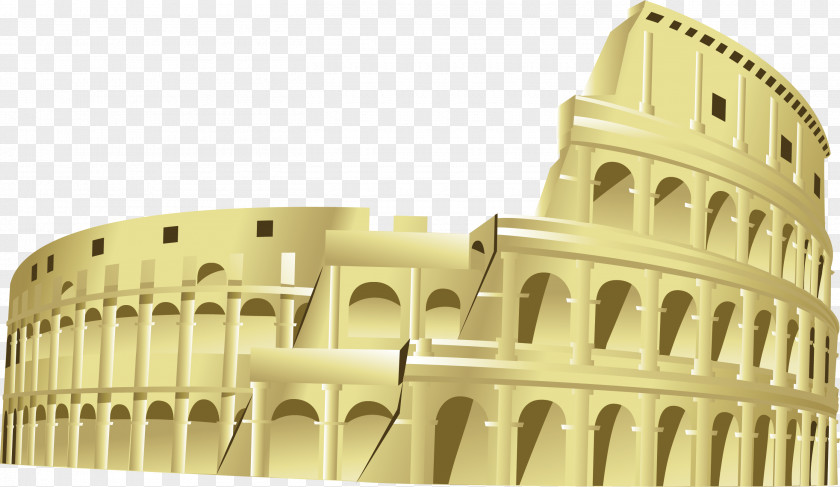 Vector Colosseum Tourist Attraction PNG