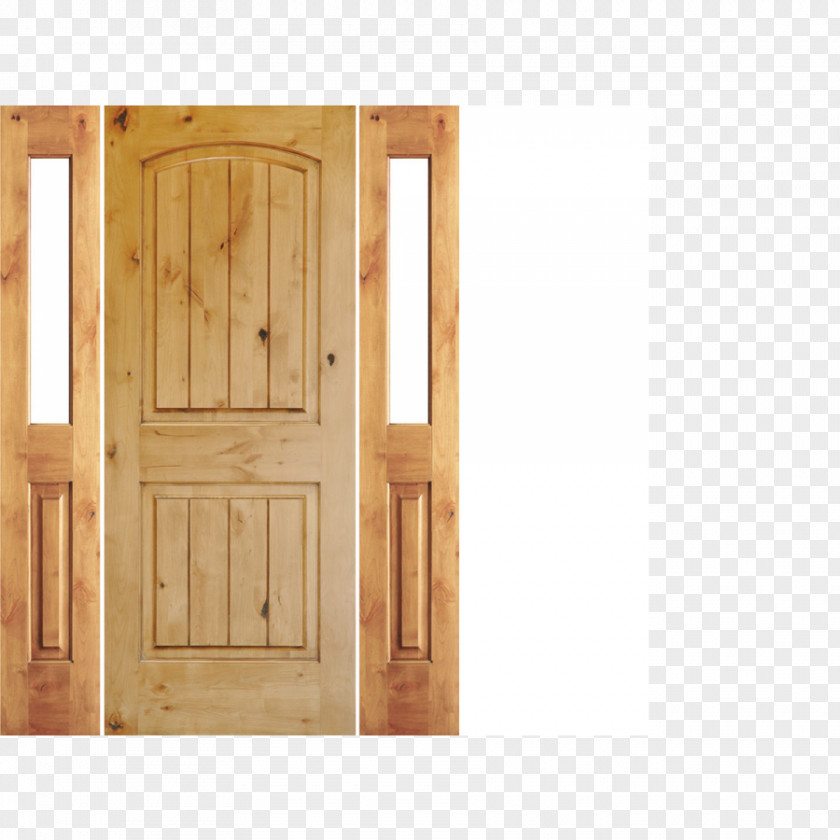 Arch Railing Door Wood Stain Inswinger PNG