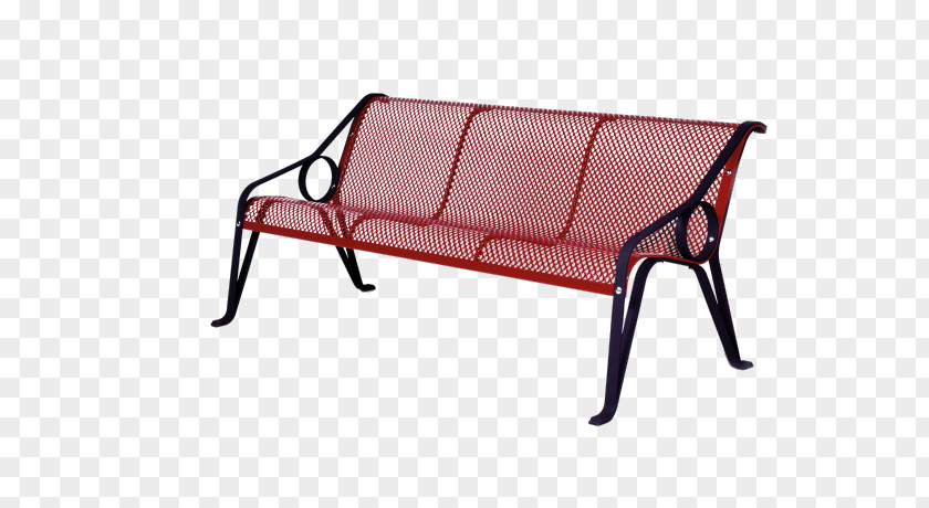 Cartoon Bench Street Furniture Expanded Metal PNG