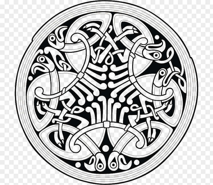 Design Celtic Knot Art Ornament PNG