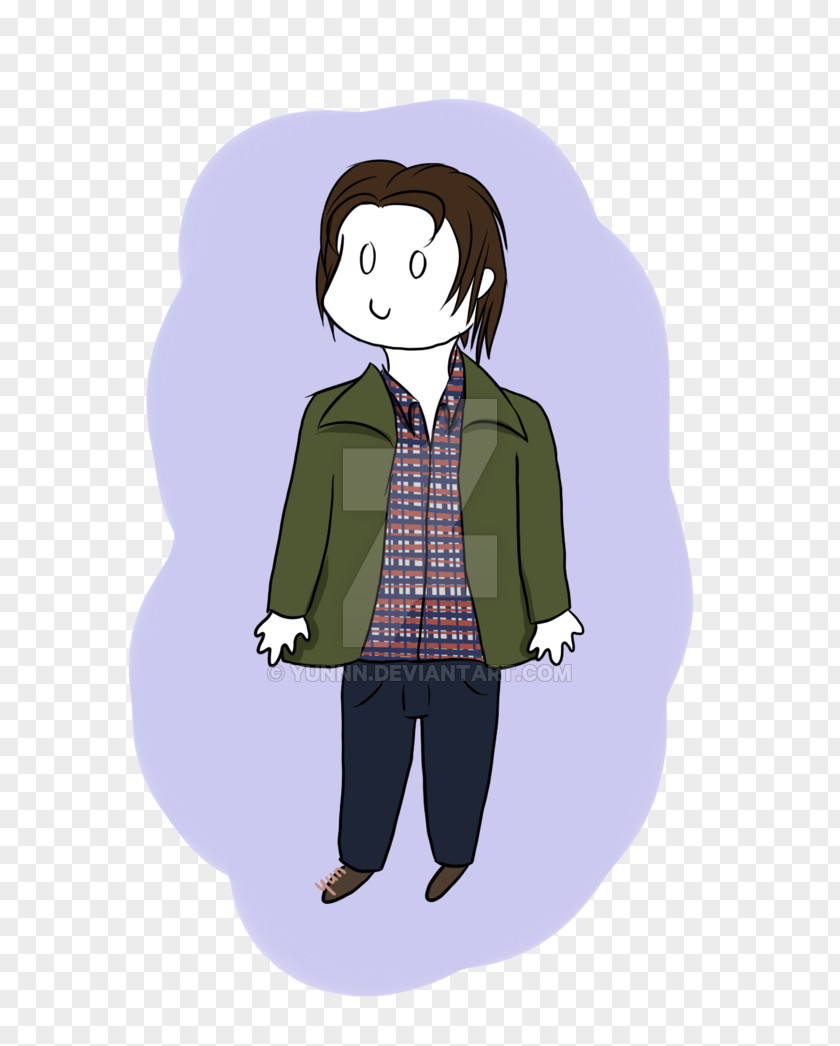 Sam Winchester Jacket Tartan Boy Cartoon PNG