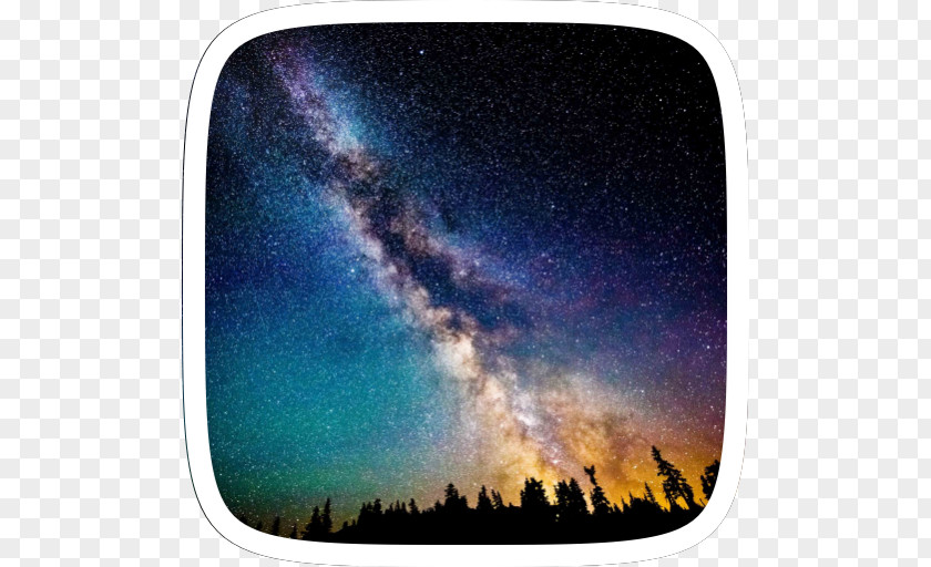 Star Milky Way Night Sky Desktop Wallpaper Nature Universe PNG