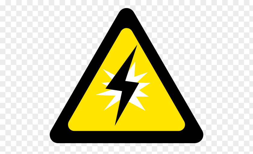 Audible Background Electrical Injury Warning Sign Hazard Symbol Safety PNG