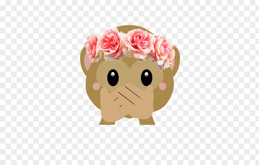 Flower Picsart Emoji Clip Art Sticker Monkey PNG