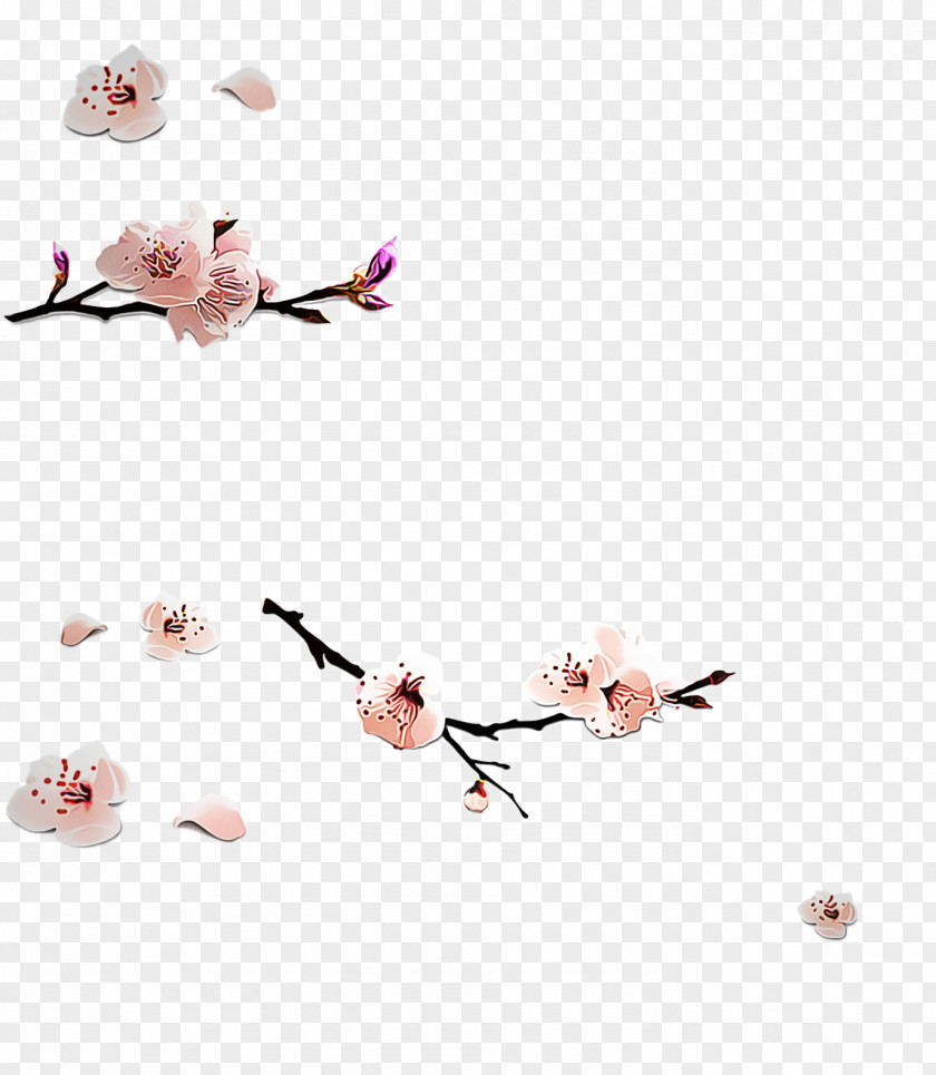 Plant Branch Watercolor Floral Background PNG