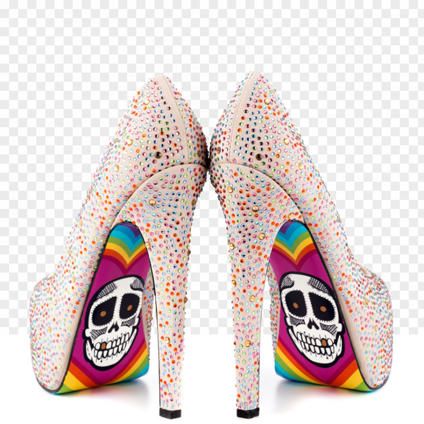 Rhinestone High-heeled Shoe Footwear Stiletto Heel Fashion PNG